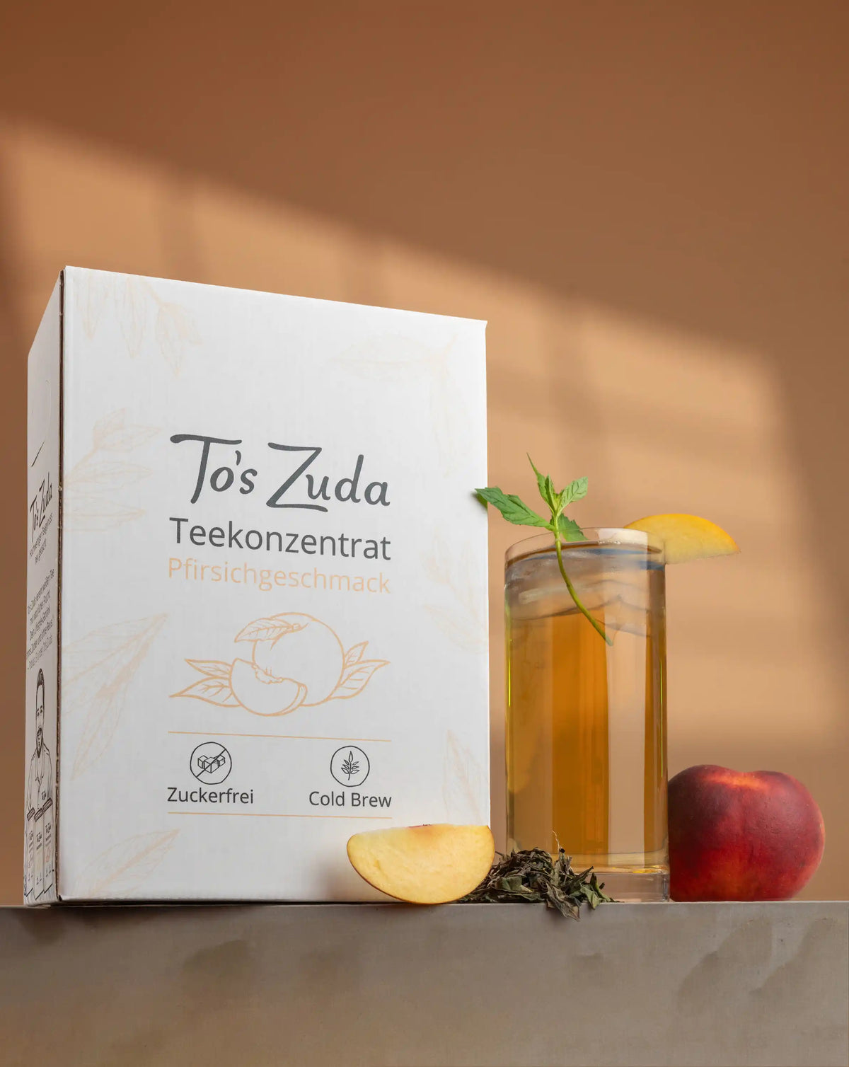 To's Zuda Teekonzentrat Pfirsichgeschmack 1,5l